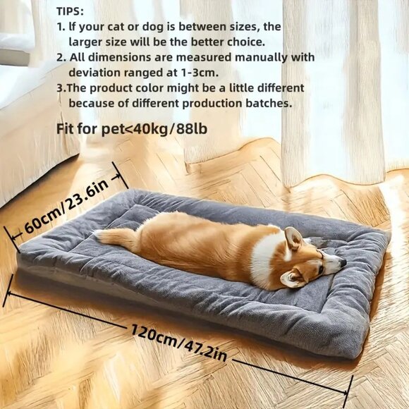Large Plush Thickened Super Soft Polyester Pet Bed Sofa - Picture 3 of 3